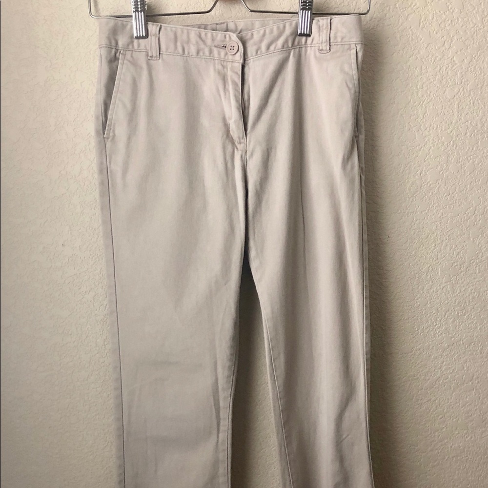 Girls Chaps brand Khaki bootcut Pants!